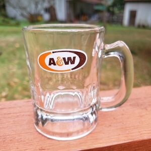 Vintage A&W Root Beer Handled Mug - Small (3.25" TALL)